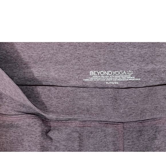 Beyond Yoga NWOT Spacedye Laid Back Wide Leg Pants Brown/Purple XL - Picture 5 of 9